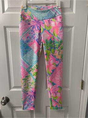 Lilly Pulitzer Luxletix Golf Patchwork Leggings